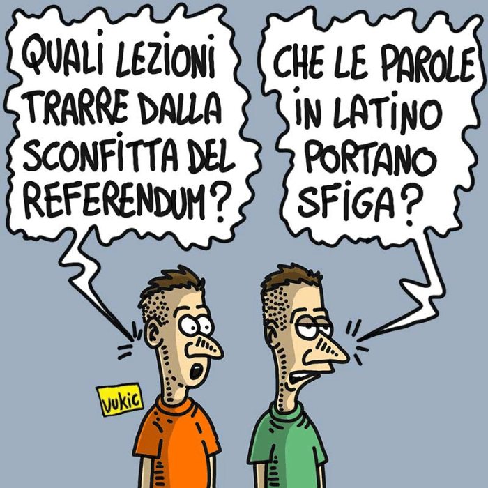 Guarda altre vignette di Marco Vuchich