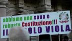IN-VIOL@ -BILE - sit in del popolo viola a difesa della costituzione Italiana - Roma 30 gennaio 2010