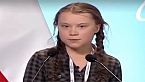 Greta Thunberg, activista climática de dieciséis años.