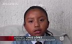 Niña mexicana, indígena, de 8 años, Inventó un calentador solar de