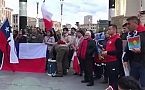 Manif de solidaridad con Chile x el mundo, Bruselas