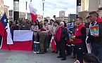 Manif de solidaridad con Chile x el mundo, Bruselas