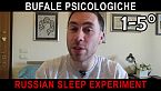 L'esperimento russo del sonno - fake news
