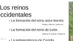 La formación de los reinos cristianos: los núcleos occidentales