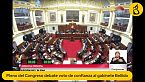 En Vivo: Pleno del congreso debate voto de confianza al gabinete Bellido
