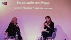 Carmen Posadas y Lourdes Ventura. En un salón con Proust