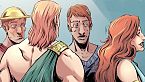 La traición de Ares y Afrodita - La trampa de Hefesto - Mitología griega en historietas - WebComic