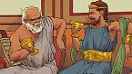 Re Mida e il tocco d'oro (La maledizione dell'avidità) - Versione animata - Mitologia greca