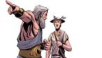 Hermes contra la extraña criatura de cien ojos (Zeus e Io) - Mitología griega