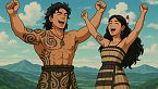 La leggenda māori di Tāwhaki e Hinauri - Come Tāwhaki salì nel regno celeste