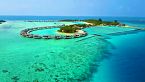 Volando sopra le Maldive