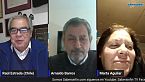 Charlamos sobre poesía con nuestros amigos chilenos Marta Aguilar y Arnaldo Barros