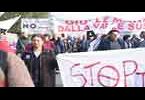 Reportage dalla marcia di protesta Bussoleno-Susa contro la costruzione della linea ferroviaria